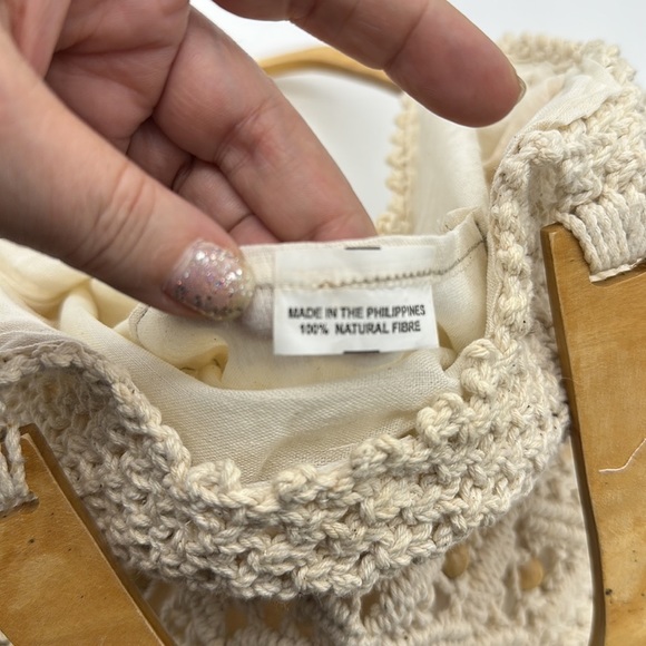 Macro-may Crochet Wood handle handbag- Made in the Philippines - Picture 9 of 9